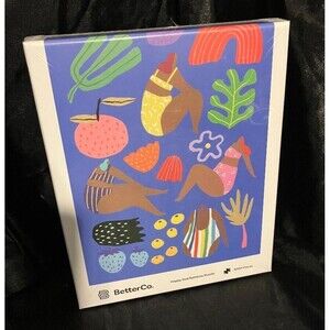 BetterCo. New Joanne HO Artist  Happy Red Rainbow Puzzle 1000 Pieces